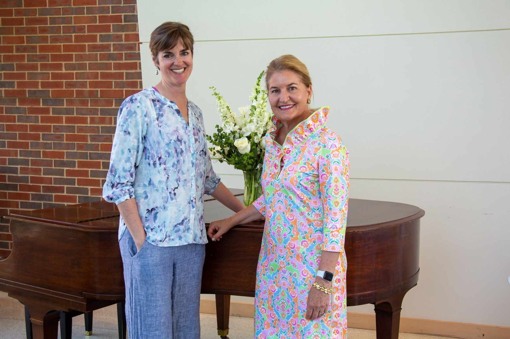 Acting General Manager Julie Schuster, Board Member Mary Forsyth